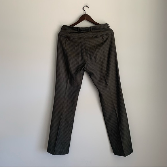 Authentic VERSACE Wool Striped Wide Leg Tailored Pants - Picture 3 of 3